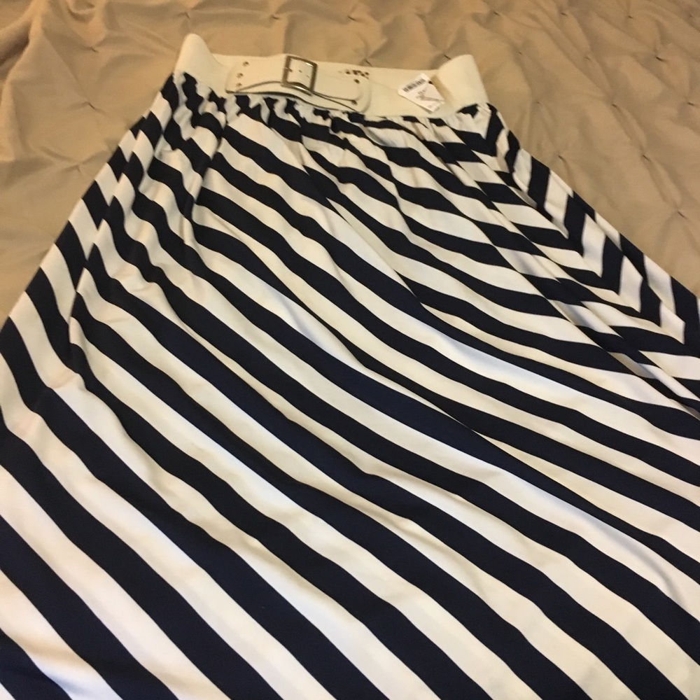 Plus size maxi skirt